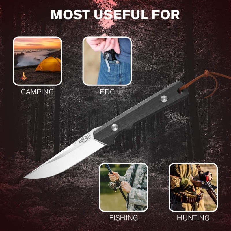 Peilis Ganzo FH805-BK (juodas)